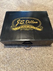 J.B. Dillon Reserve Ostrich Black Men’s Western Boots Size 9EE
