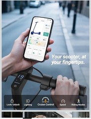 Foldable e-scooter for adults under 275 pounds, less than 1 month old.