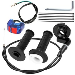 Mini Bike Throttle Kit 7/8 Handle Grip Cable Assembly 50in For Coleman Baja