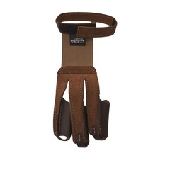 Neet Archery Traditional Suede Leather Shooting Glove Brown Medium TG-5M
