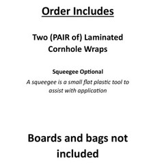 WATERPROOF & FADEPROOF Cornhole Board Wraps / SOLAR LANDSCAPE