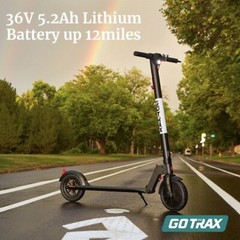 GoTrax Rival 250 Watts 36 Volts Electric Scooter – Black