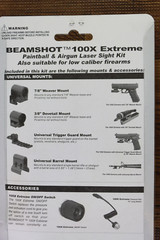 BeamShot Paintball Airgun 100X Extreme Laser Sight Kit #160
