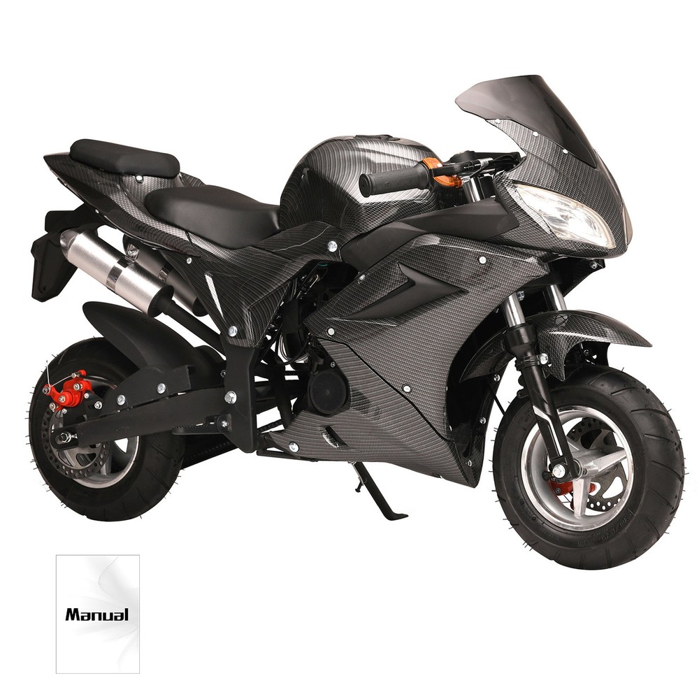 49cc 4-Stroke Pocket Rocket Motorcycle, Mini Motorcycle, Gas Pocket Motorbike