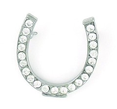 Finishing Touch Horseshoe Pin w/ Rhinestones