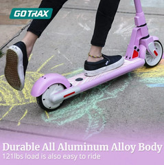 Gotrax GKS Electric Scooter for Kid, 6″ Solid Wheels, Max 4 Miles and 7.5 Mph
