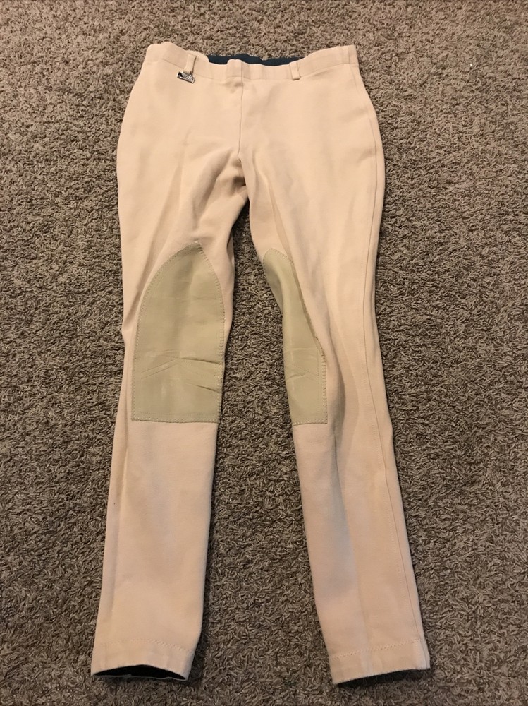 Dublin Breeches Khaki 30L Cotton Blend Equestrian Horse Riding A49