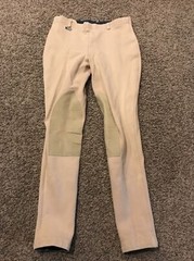 Dublin Breeches Khaki 30L Cotton Blend Equestrian Horse Riding A49