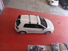 For Volkswagen Golf 5D (MK6) 2008-2012 Roof Rack Cross Bar Normal Roof Alu Silve