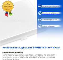 S97011813 Light Lens Fit for Broan,Bathroom Light Cover Replacement Part Fit for