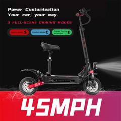 Folding Electric Scooter for Adult Dual Motor 6000W 55MPH 60V 38AH Fast Escooter