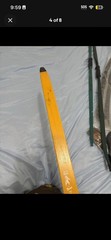 Vintage Golden Bear Traditional Archery Longbow Yellow 60in 30lbs Draw Weight