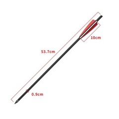 20″ Carbon Crossbow Bolts Arrows Hunting Tips Broadheads Arrowheads ID7.6mm 12x