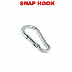 Stainless Steel Spring Snap Hook Carabiner Home Gym Body Building Weightlifting