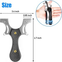 Stainless Steel s for Adults, Sling Shot for Hunting and Shooting Practice, C…