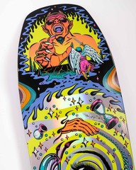 Santa Cruz Skateboard Deck Delfino Pinball Vision 9.14″ x 31.5″