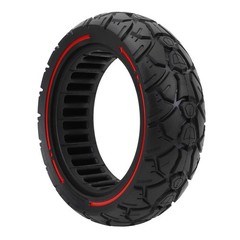 Scooter Solid Tire 10in 10×3 255×80 80/65‑6.5 Red Line Universal For GHUG