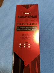Black Eagle Outlaw Fletched Arrows 500 Spine 6 Arrows New In Box No Tips