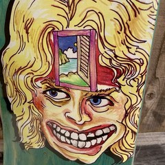 NEW Baker Skateboards Riley Hawk Pro Model Dome Door OG Shape 8.5” Art By Spanky
