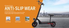 48V 800W Fat Tire Electric Scooter 10″ Off-Road High Speed 28MPH Long Range