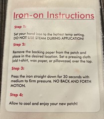 1 Red Bull Iron On Patch White 3.5” x 2.5”