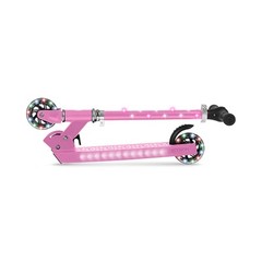 Jetson Jupiter Kick Scooter with LED Lights & Height Adjustable Handlebar, Pink