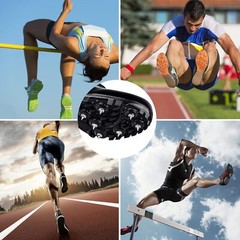 100 Pcs 1/4 Inch Stainless Steel Track and Cross Country Spikes w/ Spike Wrench