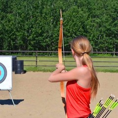 AF Archery 54″ Oak Tatar Traditional Recurve Bow Laminated Horse Bow Longbow