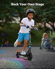 MIHOVER H30MAX 150W 10mph Speed Kids Electric Scooter For 6-12 Years Old-Blue
