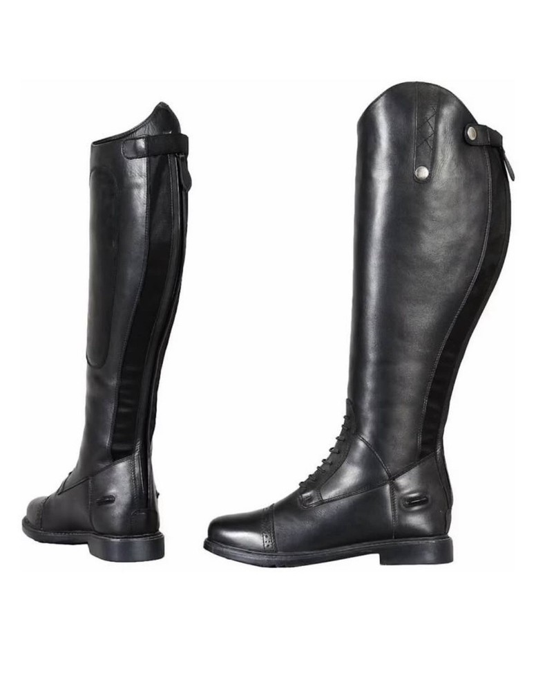 New TuffRider Ladies Leather Plus Rider Field Boots – Size 9 Extra Wide – Short