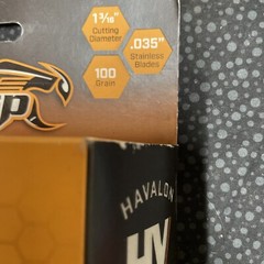 Wasp Archery Havalon HV 1-31/6” Cutting Diameter 100 Grain .035 Stainless Blades