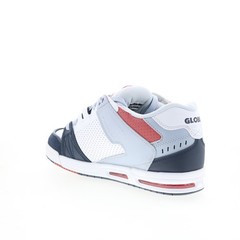 Globe Sabre GBSABR Mens White Leather Lace Up Skate Inspired Sneakers Shoes