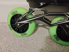 kids inline speed skates vnla size mens: 5 women:5 3X 100/110 mm frame 165/195mm