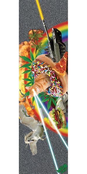 New Mob Trending Multi-Color Skateboard Griptape – 9in x 33in (1 Sheet)