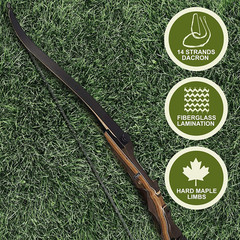 Samick Sage Archery Takedown Recurve Bow 62-Inch – Bows for Teens to Adults – Be