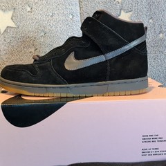 Nike Dunk High Pro SB Black/Midnight Fog Skate Shoes US 9.5 D 305050-002