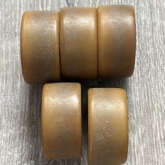 VINTAGE ROLLER SKATE WHEELS WEBER SWISS MADE W/ JAPAN NTN 627Z Set Of 5