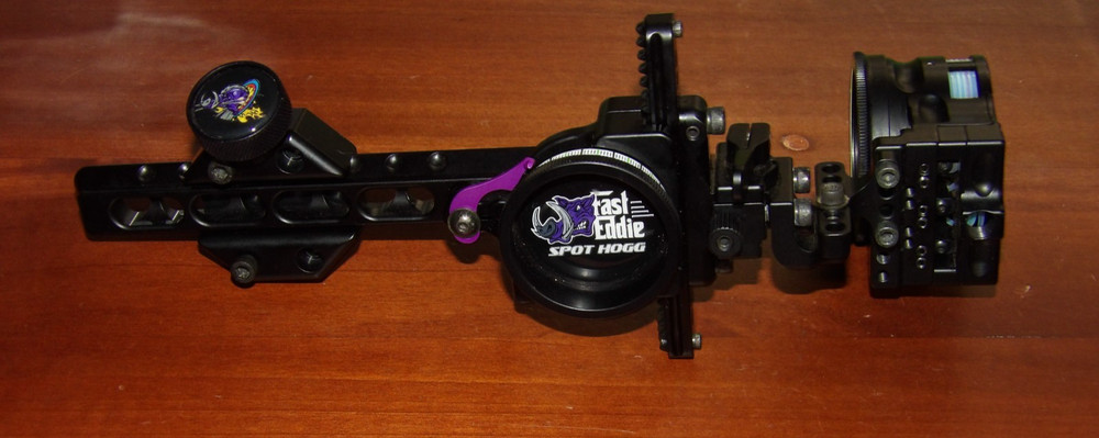 SpotHogg Fast Eddie XL MRT 3 Pin Bow Sight- RIGHT Hand .010 Spot Hogg