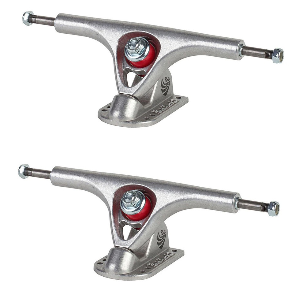 Paris Longboard Trucks V2 180mm 50° Raw Polished (10″ Axle) – Pair – Set of 2