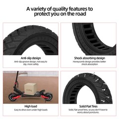 9.5×2.5 Off-road Solid Tire for NIU KQI3 Electric Scooter Replacement Parts – US