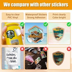 100 Fish Fishing Stickers Pack For Tackle Box Fishermen Dads Car Boat