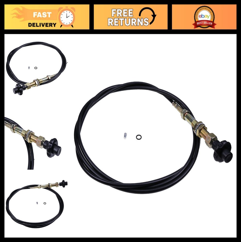 10FT Heavy Duty Locking Throttle Cable – Durable Truck Equipment, 55204 VCGTX10