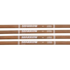 31″ Pure Carbon Arrows Feathers SP340 400 500 600 Compound Recurve Bow Hunting