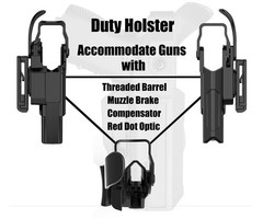 Level 3 Duty Holster for Glock 17 Glock 19 Gen 1 2 3 4 5, Glock 23 Glock 22 3…
