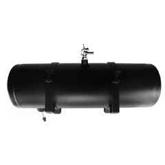 Black Gas Fuel Tank Aluminum Cylinder 6″x20″ 2 1/8 Gallon For Mini bike Go kart