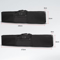 SPG Archery Recurve Bow Case for Longbow and Traditional Bow, 2 Sizes Longbow Ba
