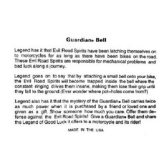 The Original Guardian Bell BALD EAGLE w/ Gift Bag & Legend Card Road Gremlins
