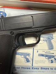 MARKSMAN .177 BB , Pelllet or Dart Repeater Air pistol with manual