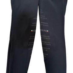 Equiline Italia Knee Grip Equestrian Riding Breeches Womens Black Leggings