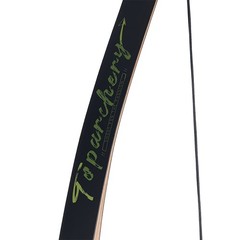 Archery 62″ Takedown Recurve Bow 20-50lbs Wooden Riser RH Hunting Carbon Arrows